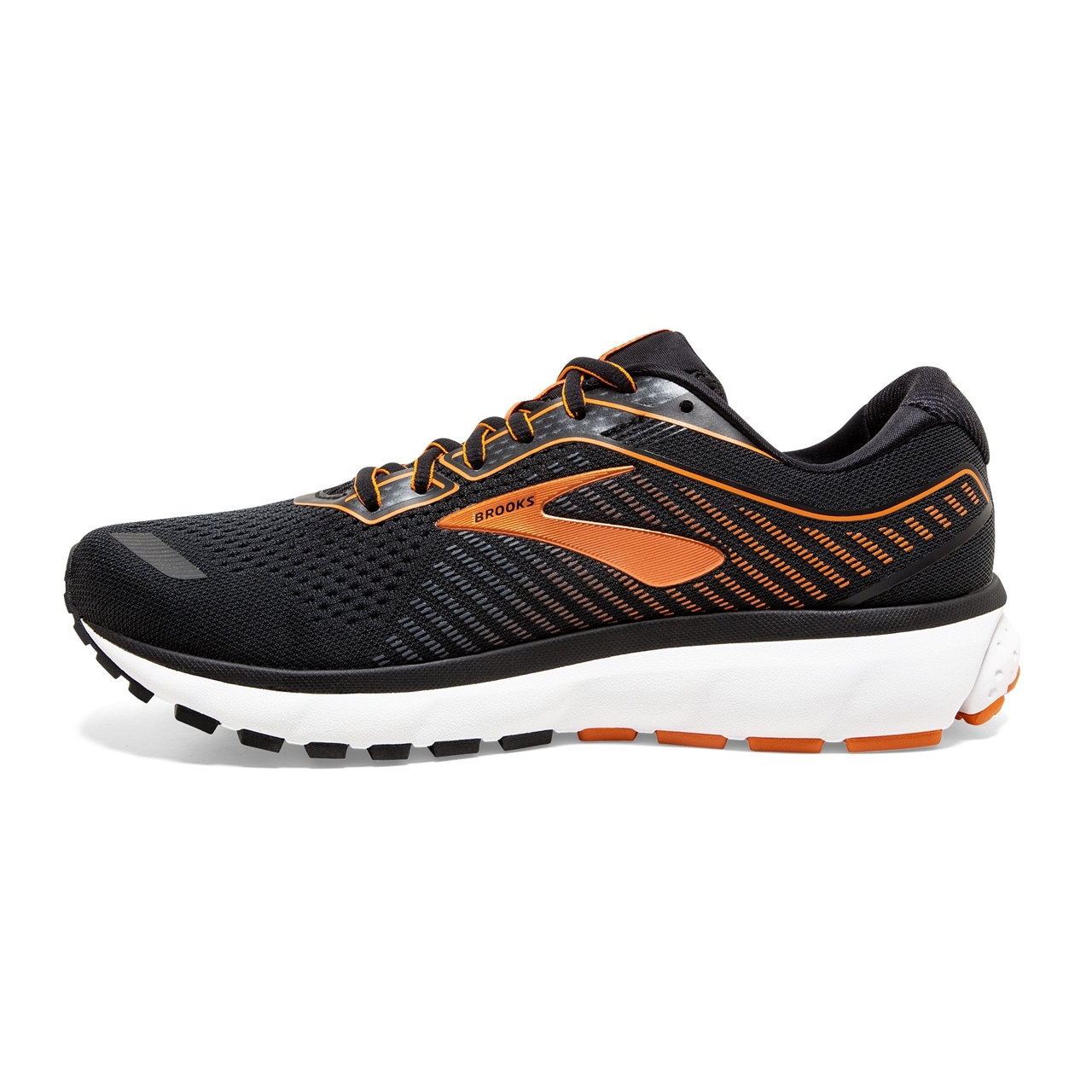 brooks ghost black mens
