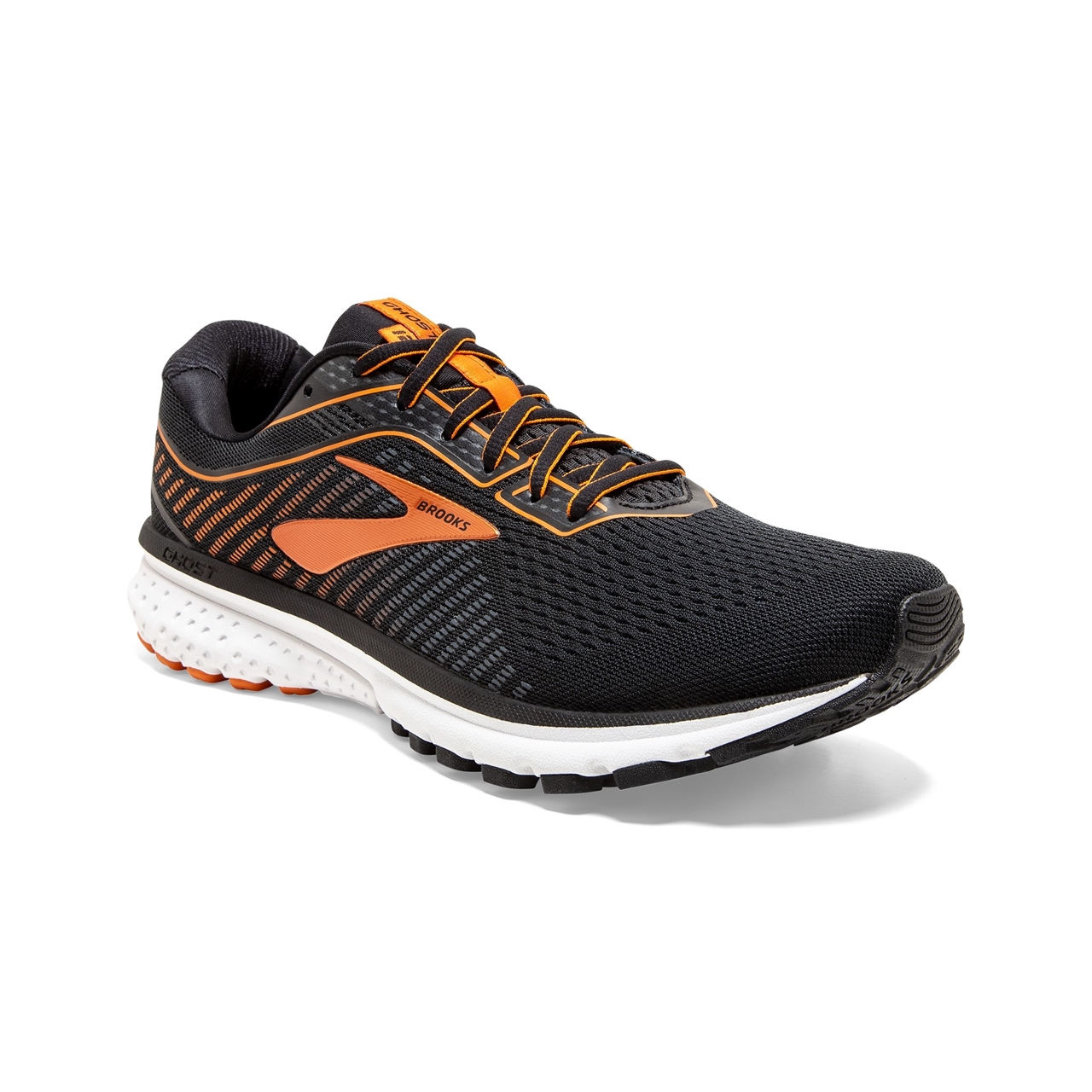 brooks ghost black mens