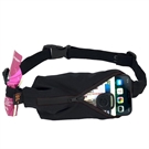 Picture of SPIbelt Water Resistant Pocket with 4 Gel Loops - Black with Black Zip