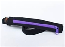 Picture of SPIbelt Water Resistant Pocket with 4 Gel Loops - Black with Purple
