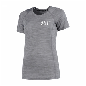 Picture of 361 Ladies Qu!k Heather Mesh SS Tee - Grey