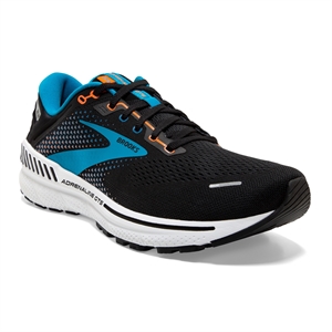 Picture of Brooks Men's Adrenaline GTS 22 - Black/Blue/Orange